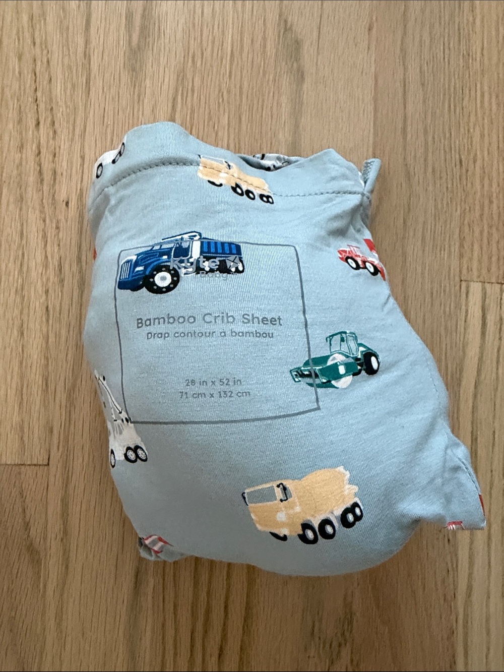 Kyte baby Crib Sheet - Construction vehicles